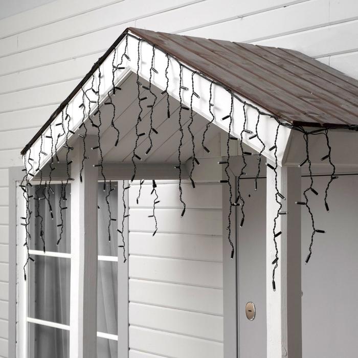 БАХРОМА уличная, УМС, Ш:3м, В:0.6м, Н.Т. 3W LED(IP65-O)-160-220V, БЕЛЫЙ