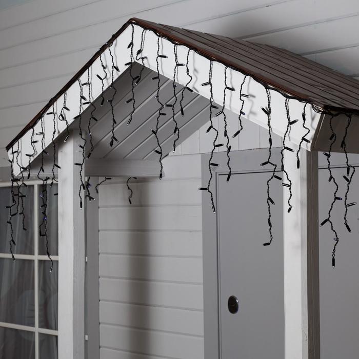 БАХРОМА уличная, УМС, Ш:3м, В:0.6м, Н.Т. 3W LED(IP65-O)-160-220V, СИНИЙ