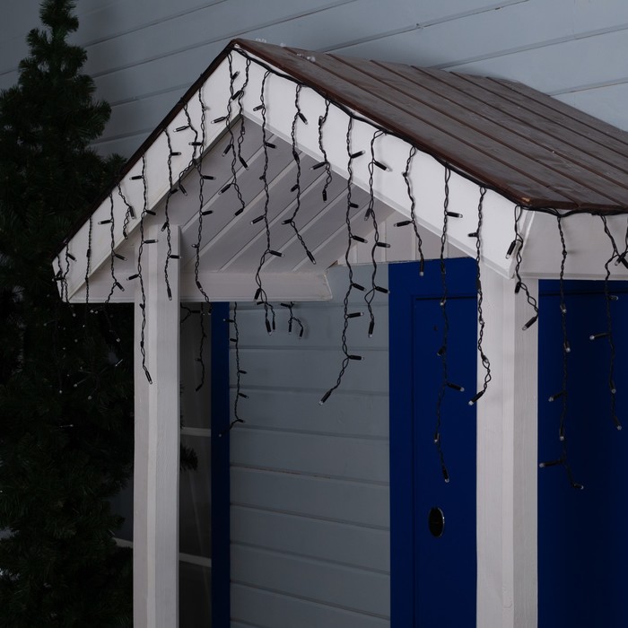 БАХРОМА уличная, УМС, Ш:3м, В:0.6м, Н.Т. 3W LED(IP65-O)-160-220V, ЗЕЛЕНЫЙ