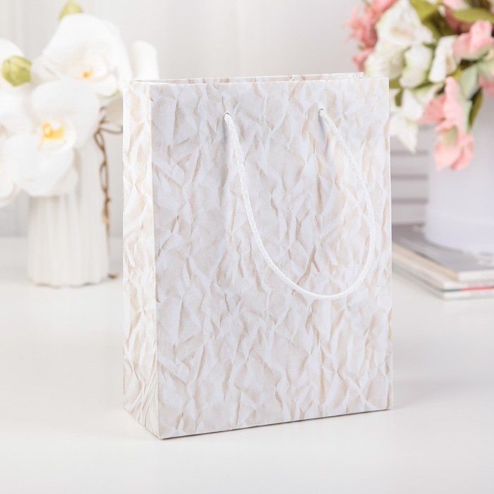 Пакет подарочный, "Новогодний", 160 х 70 х 215 мм