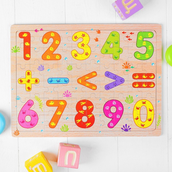 Пазл "Учим цифры"