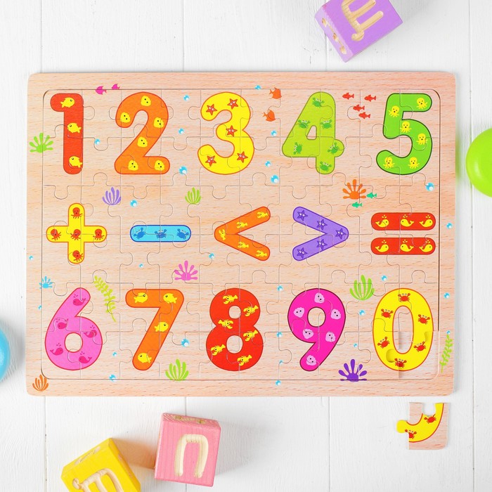 Пазл "Учим цифры"