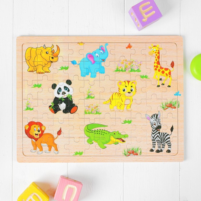 Пазл "Зверята"