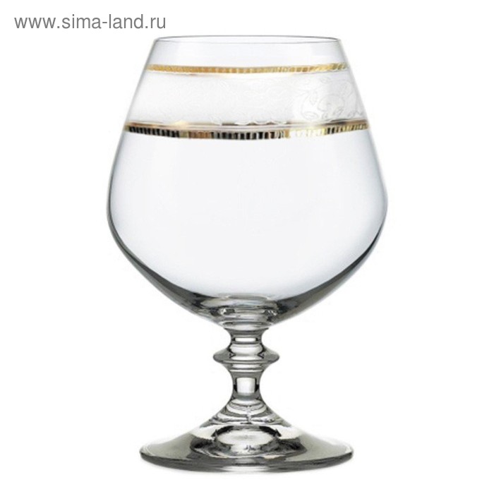 набор бокалов для бренди анжела 6 шт 400 мл гладкое бесцветное стекло Набор бокалов для бренди «Анжела», 400 мл, 6 шт.