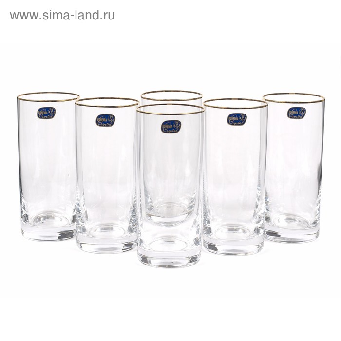Набор стаканов для воды «Барлайн», 300 мл, 6 шт. набор стаканов для воды crystalex барлайн 300 мл 6 шт