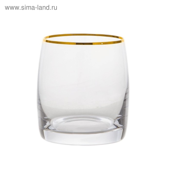 Набор стаканов для виски «Идеал», 290 мл, 6 шт. стаканы для виски 290 мл 6 шт crystalite bohemia идеал цветочный узор на платине 118963