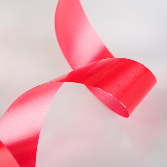 Лента декоративная "Карминово красный", 30 мм х 100 м