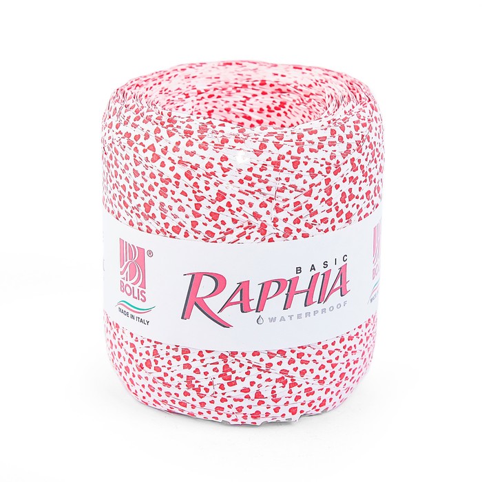 Рафия, "Моя Любовь", розовый, 200 м