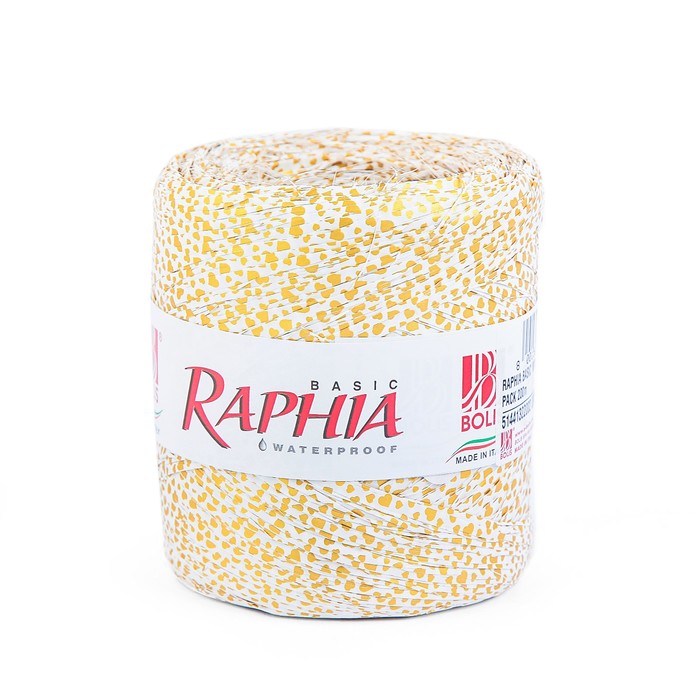 Рафия, "Моя Любовь", золотой, 200 м