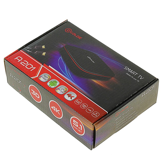 Смарт-приставка D-Color A201, Android