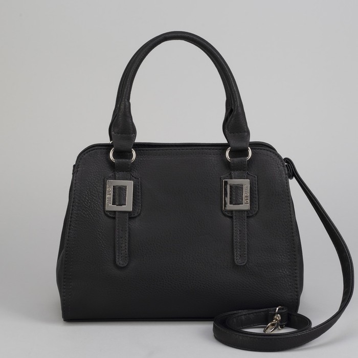 Сумка женская, отдел на молнии, цвет чёрный