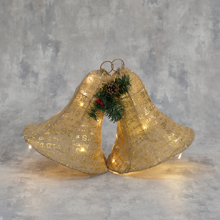 Фигура ткань "Колокольчики" 25 см, 30 LED, 220 В