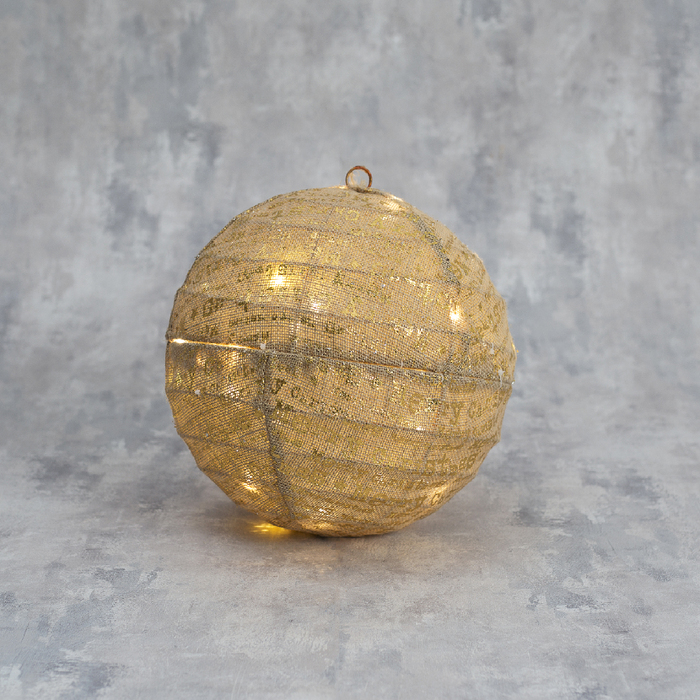 Фигура ткань "Шарик" 30 см, 30 LED, 220 В