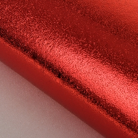 Бумага упаковочная фольгированная, красный, 50 х 70 см Ош