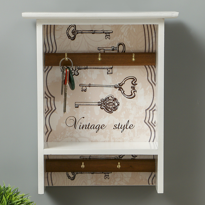 Ключница "Винтажный стиль" 25,5х18х7,5 см