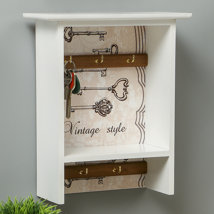 Ключница "Винтажный стиль" 25,5х18х7,5 см