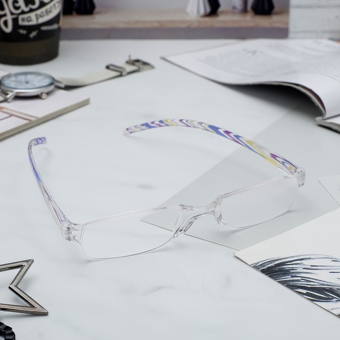 Очки корригирующие, Visconti, +2.00, лектор в чехле, цвет МИКС