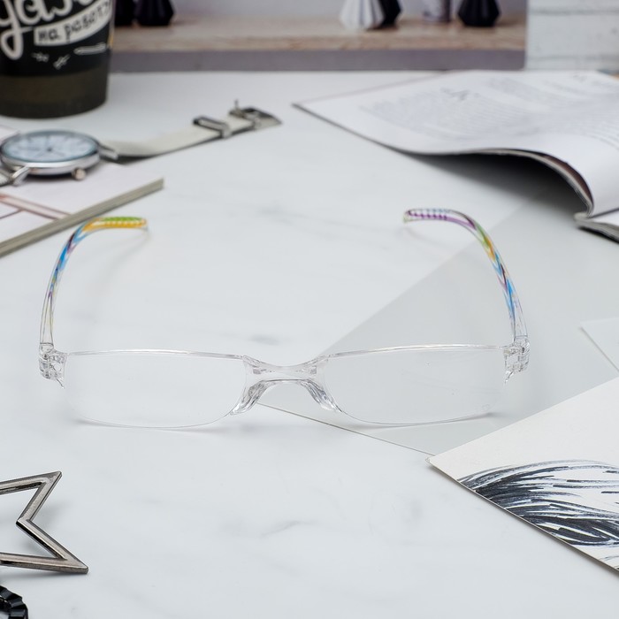 Очки корригирующие, Visconti, +3.00, лектор в чехле, цвет МИКС