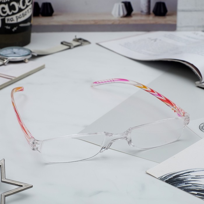 Очки корригирующие, Visconti, +3.50, лектор в чехле, цвет МИКС