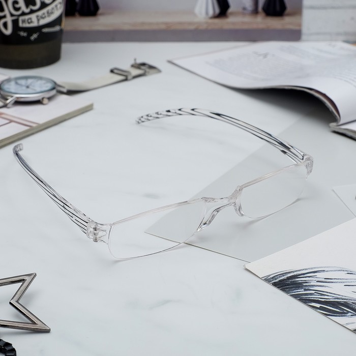 Очки корригирующие, Visconti, +4.00, лектор в чехле, цвет МИКС