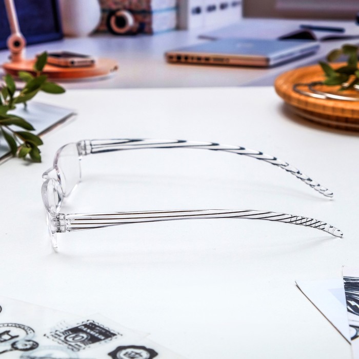 Очки корригирующие, Visconti, +4.00, лектор в чехле, цвет МИКС