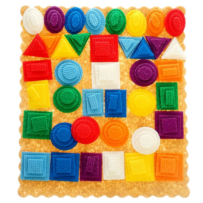 фото Дидактический набор «эталонные фигуры миниларчик», 8 цветов развивающие игры воскобовича