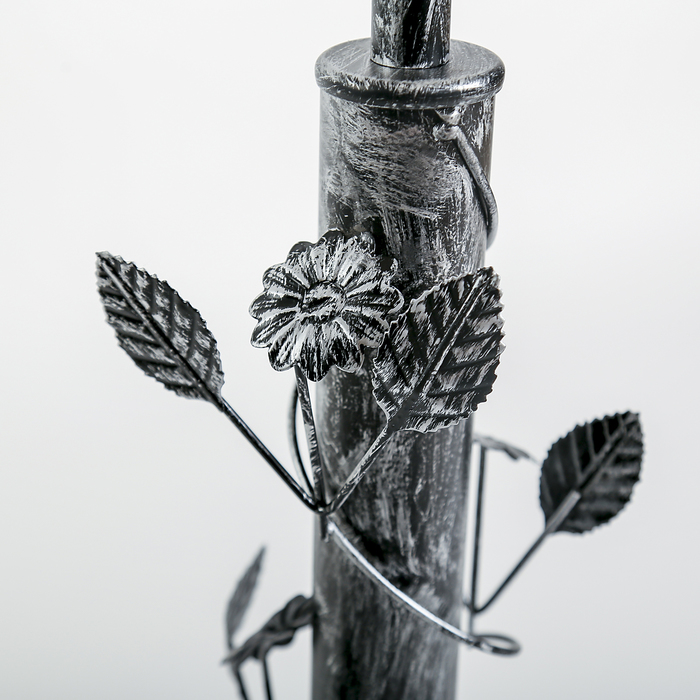 Светильник напольный "Колокольчики" чернённое серебро Е27 3х40W 162х61х27 см