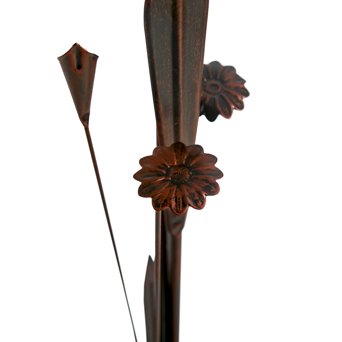 Светильник напольный "Колокольчики" черная патина Е27 3х40W 164х42х29 см