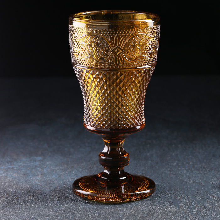 Бокал "Гастон" 130 мл, 6,5х6,5х13 см, цвет зеленый