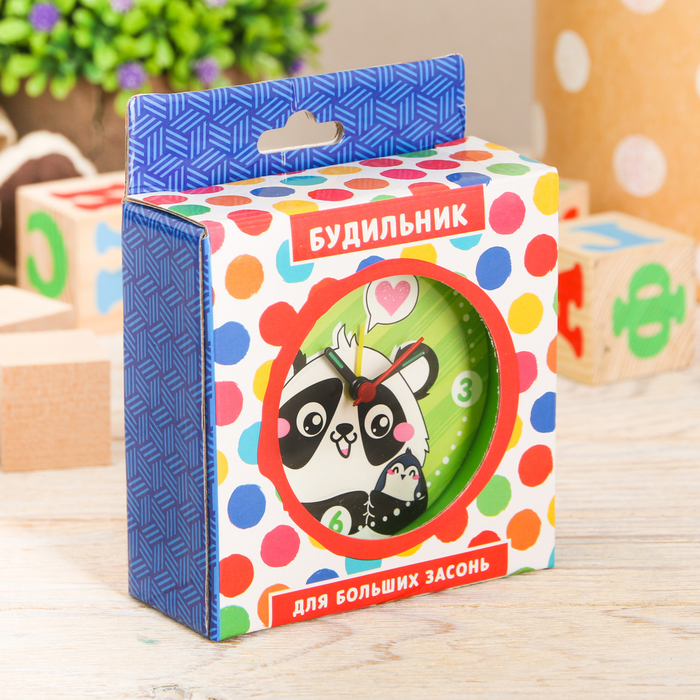 Будильник "Панда", 10 см