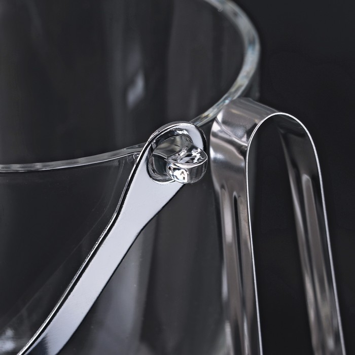 Ведерко для льда 1 л "Стиль", с щипцами