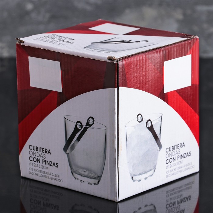 Ведерко для льда 1 л "Стиль", с щипцами