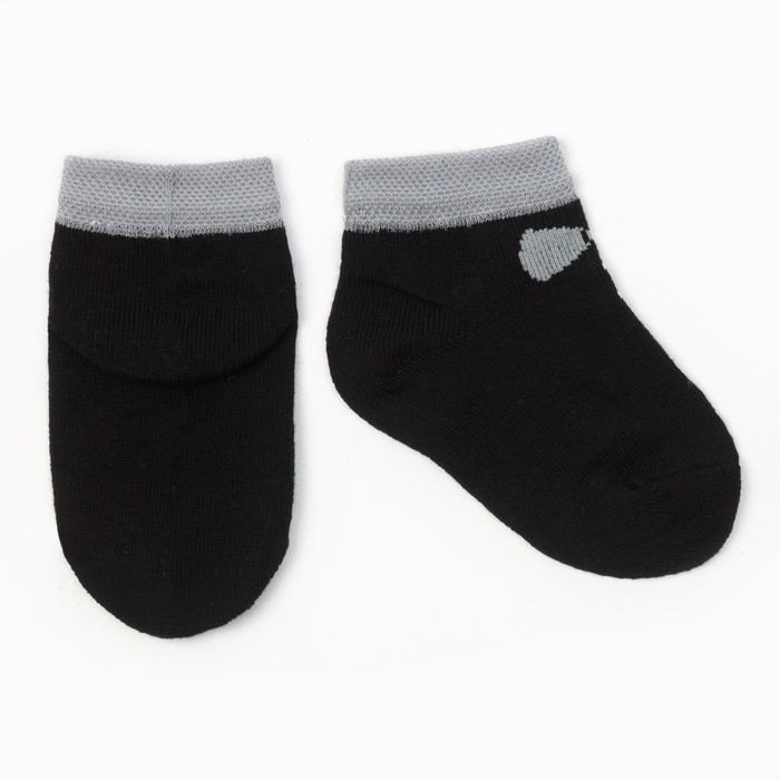 Носки Крошка Я "Смокинг" 12-14 см, чёрный