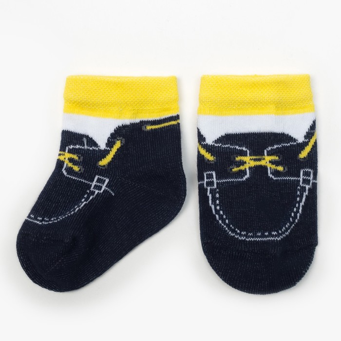 Носки Крошка Я "Мокасины" 6-8 см, синий