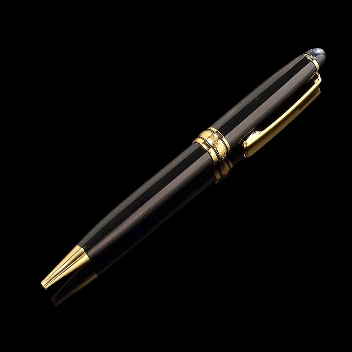 Ручка на подставке «Свинка с средечком», 4×8×10 см, с кристаллами Сваровски