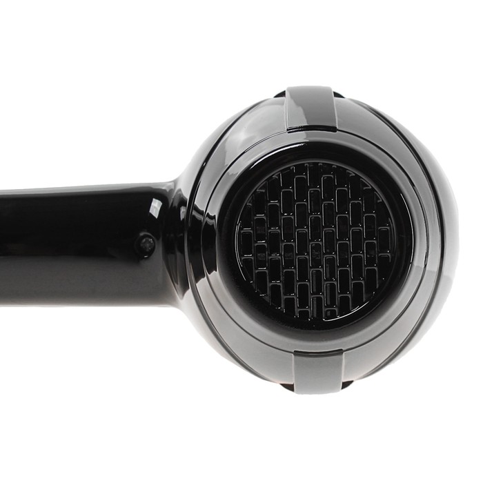 Фен для волос Luazon LGE-001, 2200Вт, 2 скорости, 3 температурных режима, красно-чёрный