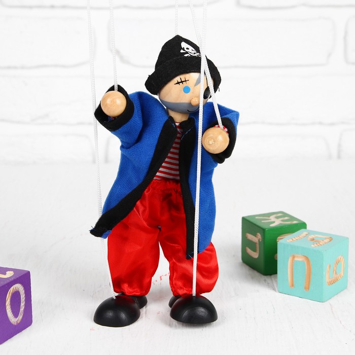 Дергунчик - марионетка "Пират", МИКС