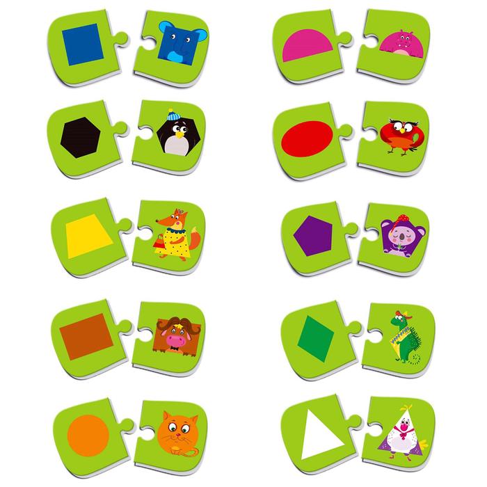 Игра настольная "Мини-игра "Формы и цвета" VT5111-04