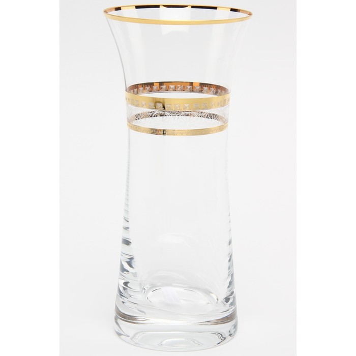 Ваза 23 см, с золотым кольцом