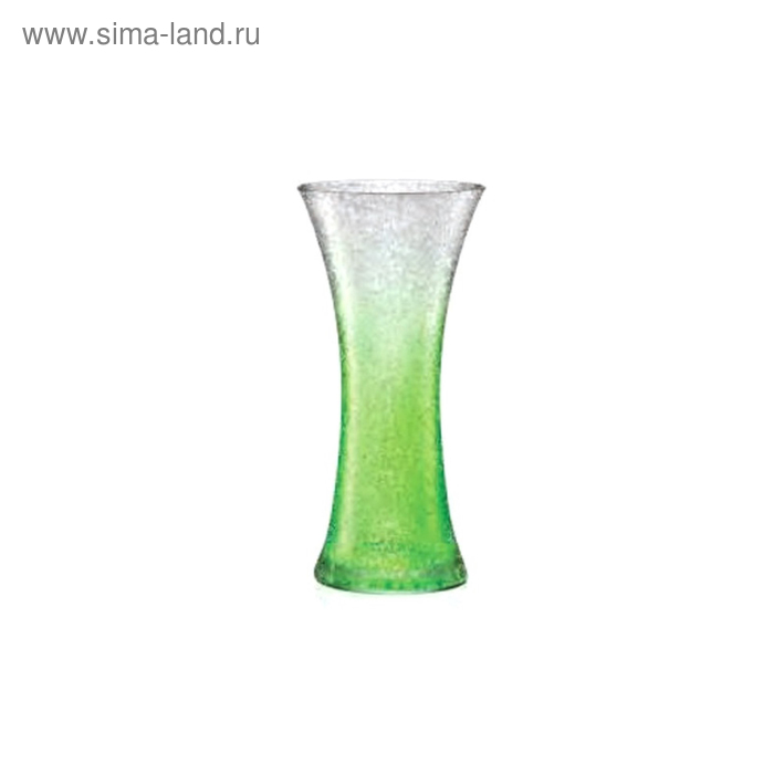 Стеклянные вазы  Сима-Ленд Ваза 34 см, зелёная