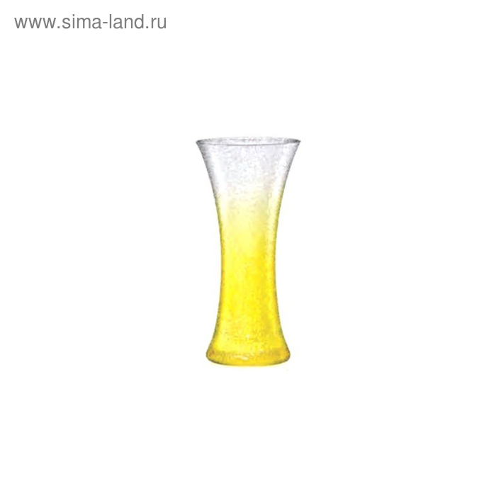 Стеклянные вазы Ваза 34 см, жёлтая