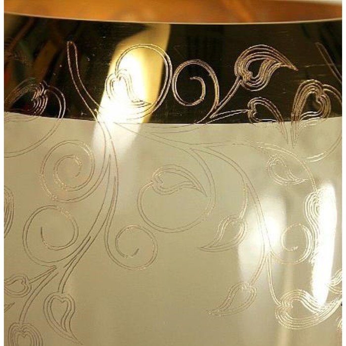 Ваза 22,5 см, с золотым панто