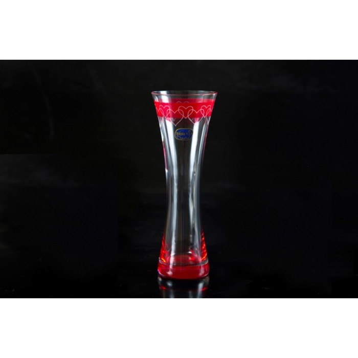 Ваза 19,5 см, красный цвет