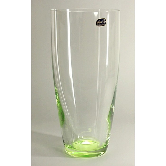 Ваза 25 см, зелёное дно