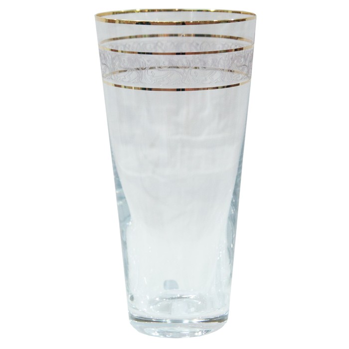 Ваза 25 см, золотое панто