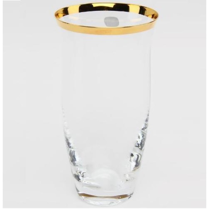 Ваза 23 см, золотая отводка