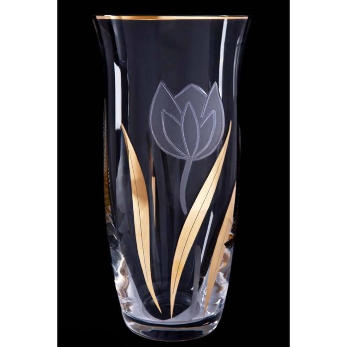 Ваза 25,5 см «Золотой тюльпан»