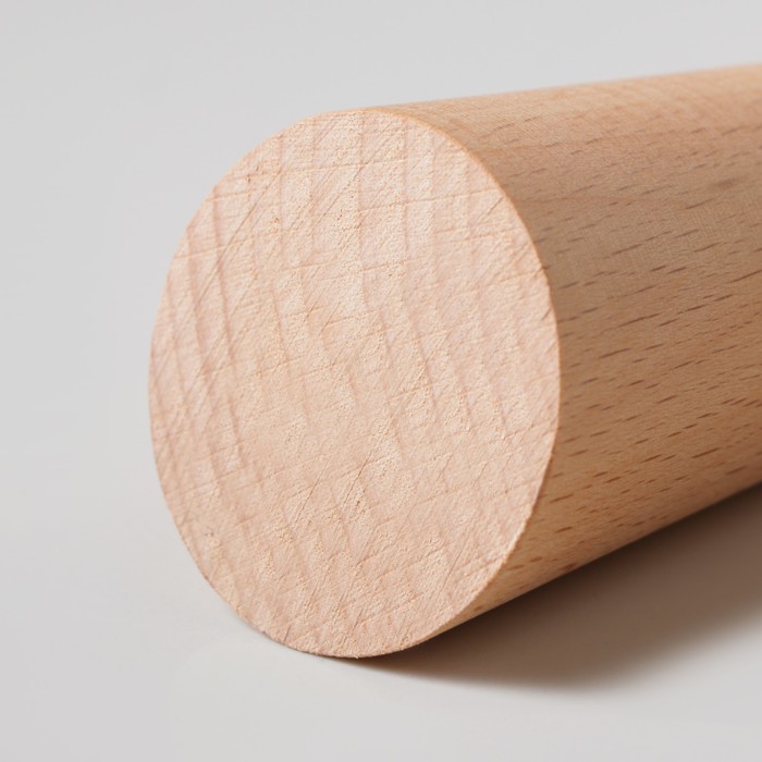 Ножка мебельная "Конусная",наклон 30°, некрашеная, D-55x25 мм, H-140 мм