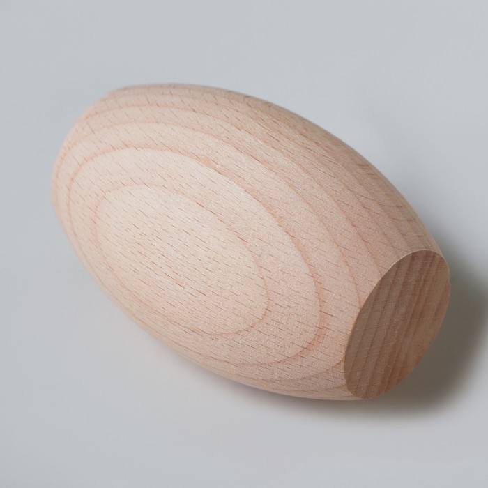 Ножка мебельная "Овальная", некрашеная, D-55 мм, H-80 мм