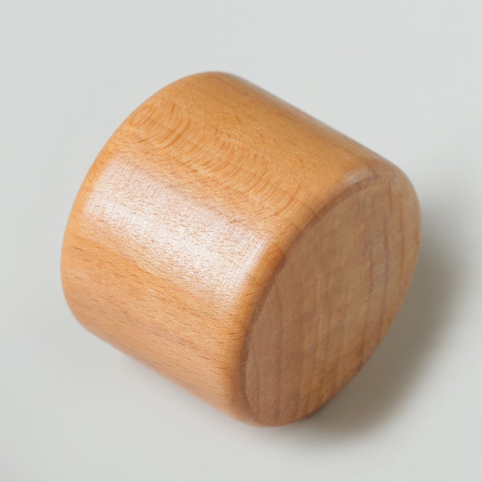 Ножка мебельная "Цилиндр", тип 2, цвет бук, D-56 мм, H-45 мм